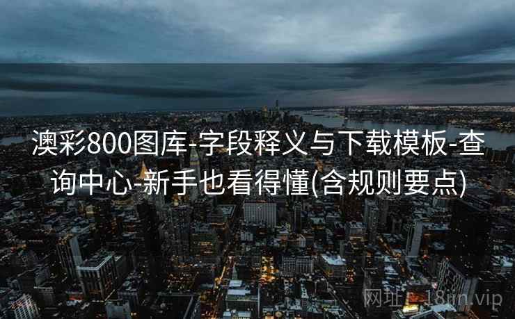 澳彩800图库-字段释义与下载模板-查询中心-新手也看得懂(含规则要点)  第2张