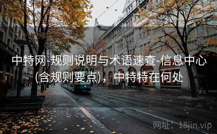 中特网-规则说明与术语速查-信息中心(含规则要点)，中特特在何处